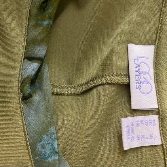 LOGO by Lori Goldstein LAYERS Swing Tank Top L - Picture 3 of 5